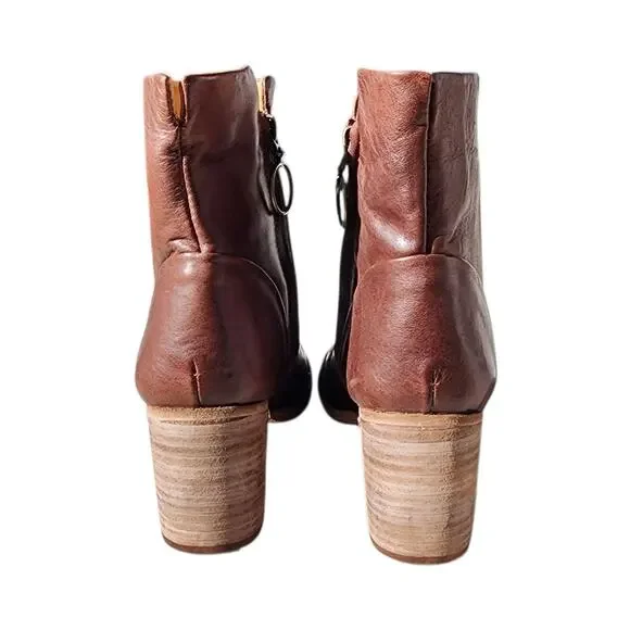 Beek Coronet Handcrafted Heeled Ankle Boots 6 - Picture 3 of 11